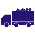 Icono - furgoneta de transporte