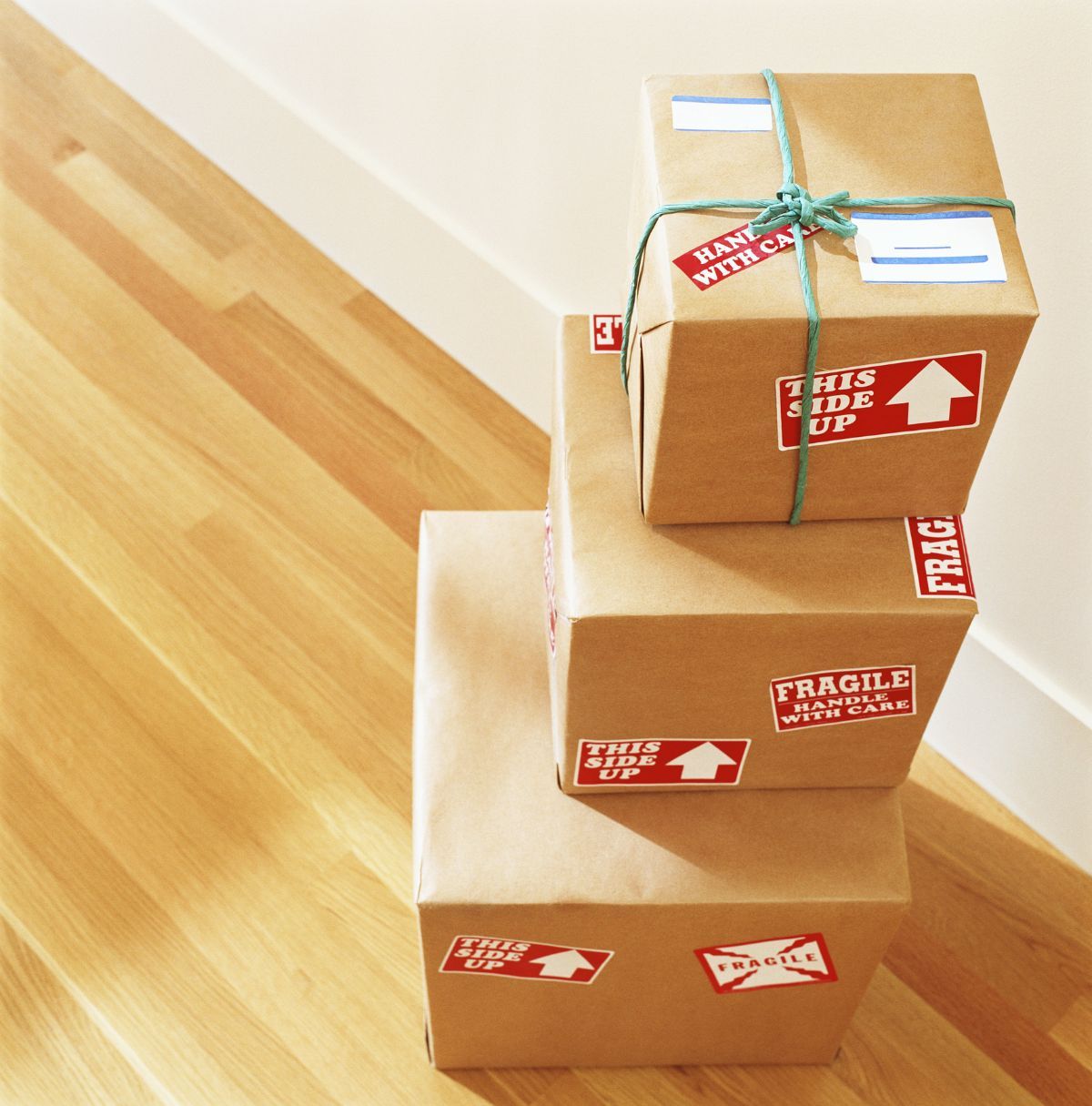 tre scatoloni per trasloco