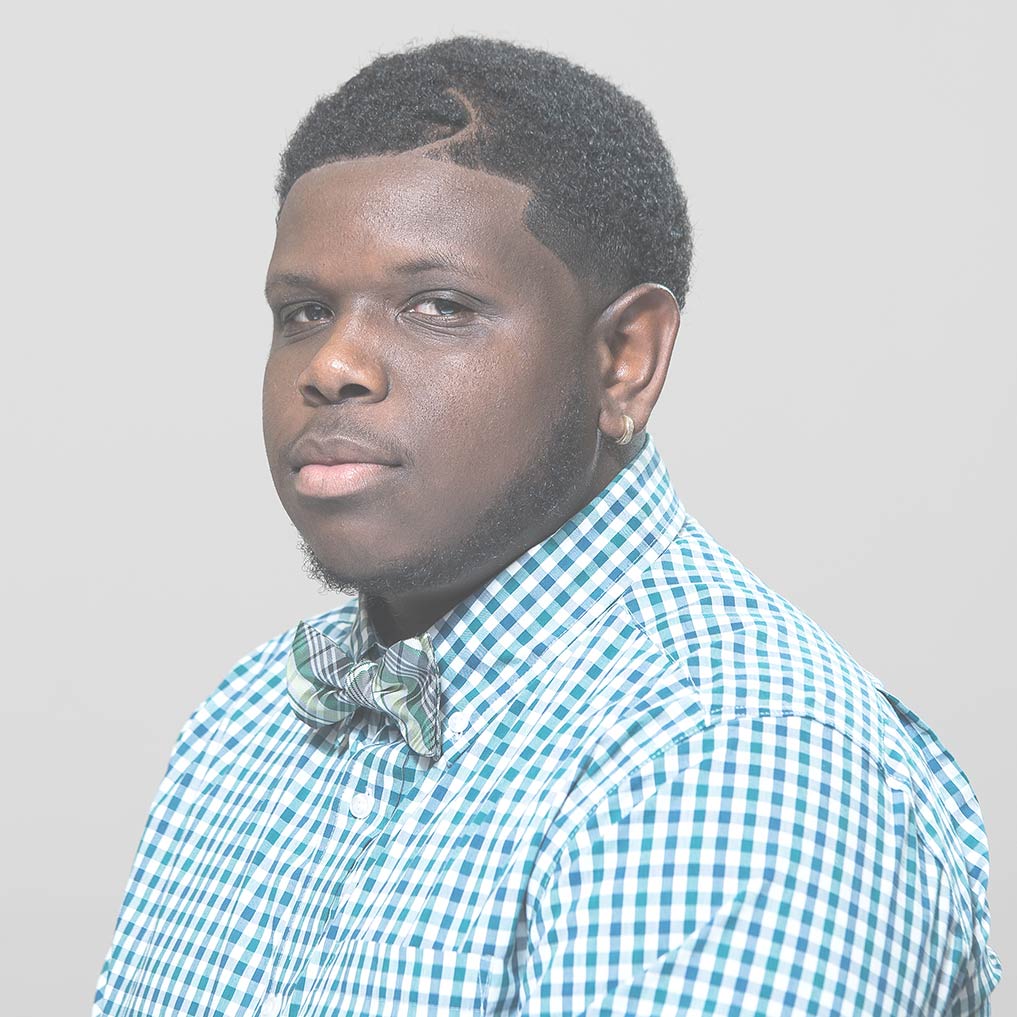 lined up with a design