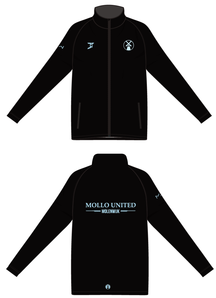 Mollo United Regenjas Black