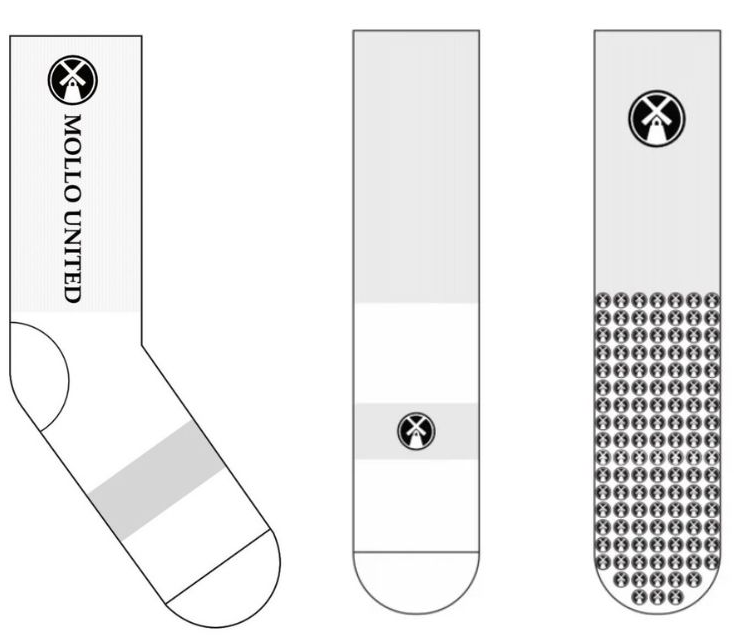 Mollo United Gripsokken