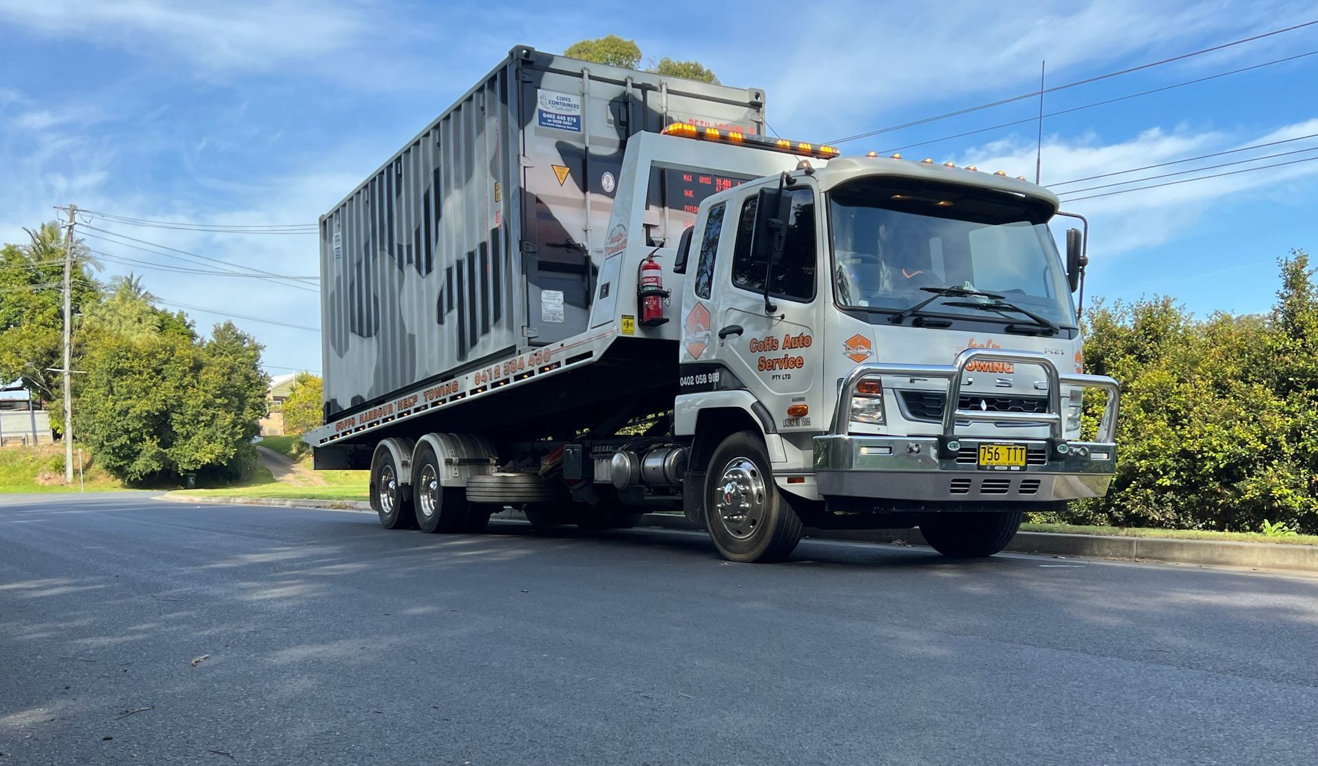 A Coffs Auto Service Truck parked in the street— Coffs Auto Service in North Boambee Valley, NSW