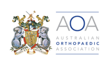 The logo for the australian orthopaedic association