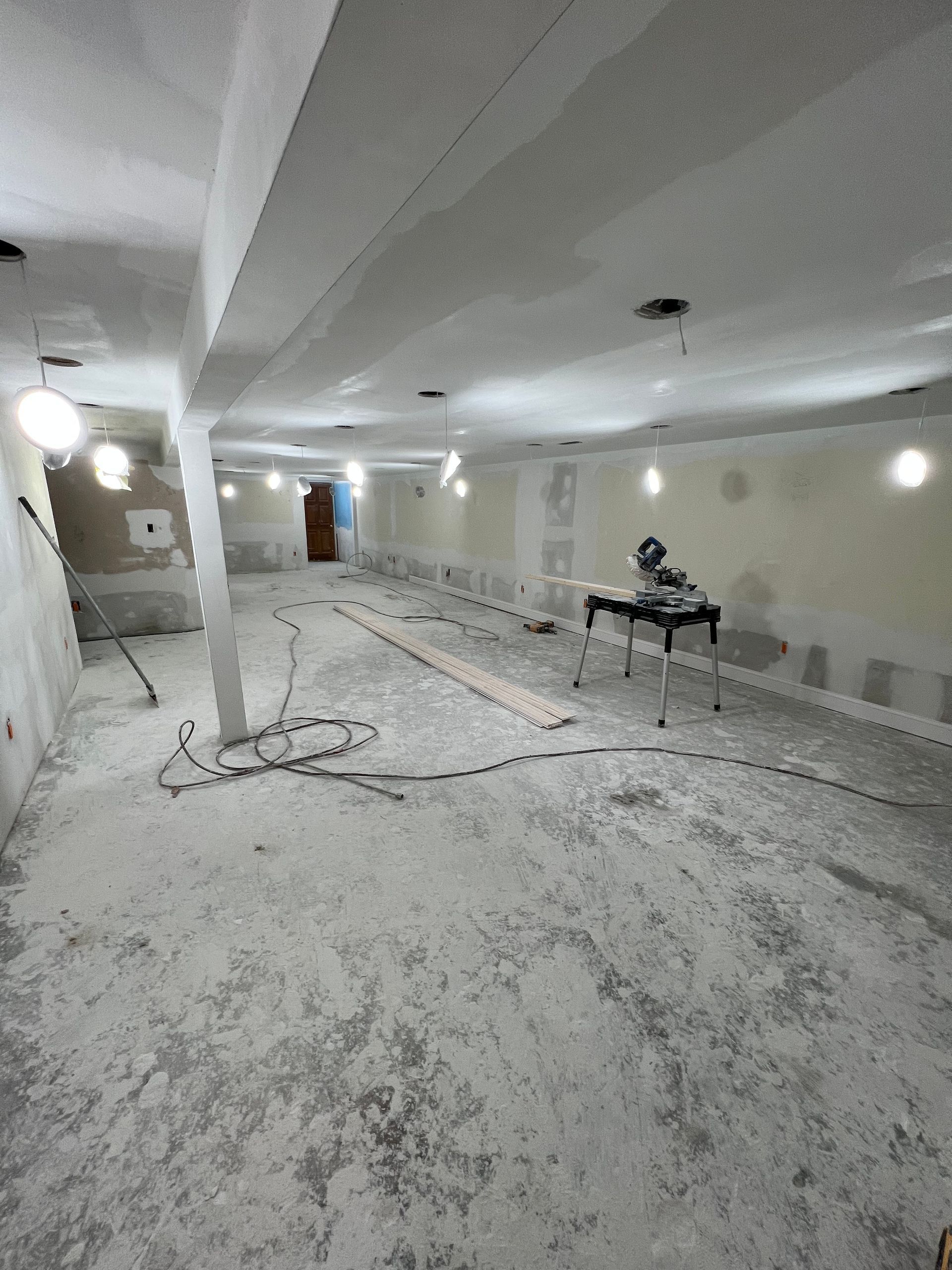 basement renovation - before