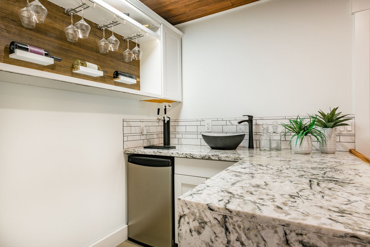 basement bar installation