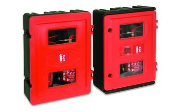Double fire extinguisher cabinets