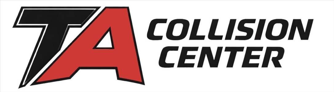 TA Collision Center logo with a stylized "TA" and text "Collision Center".