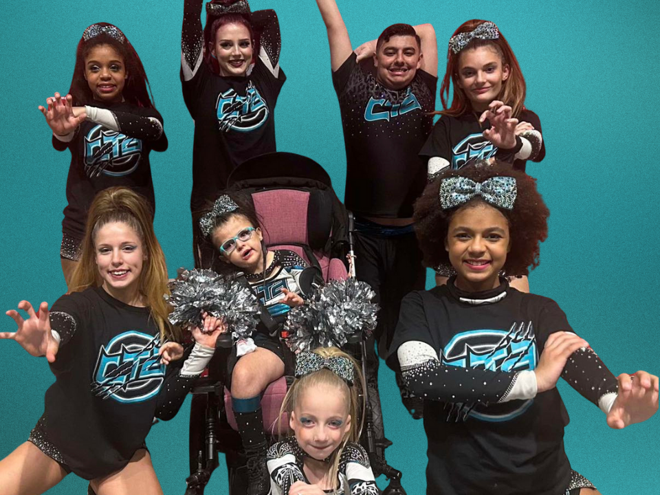 CheerAbilities Cheer Team with their Buddy's