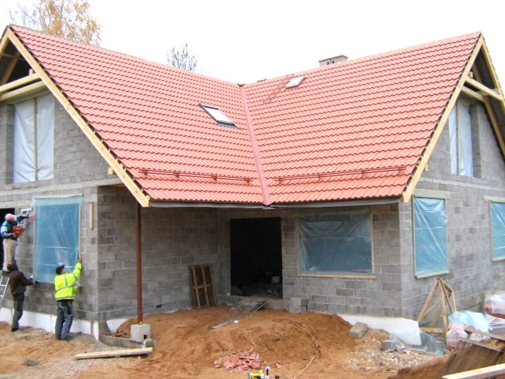 Jauna jumta uzlikšana