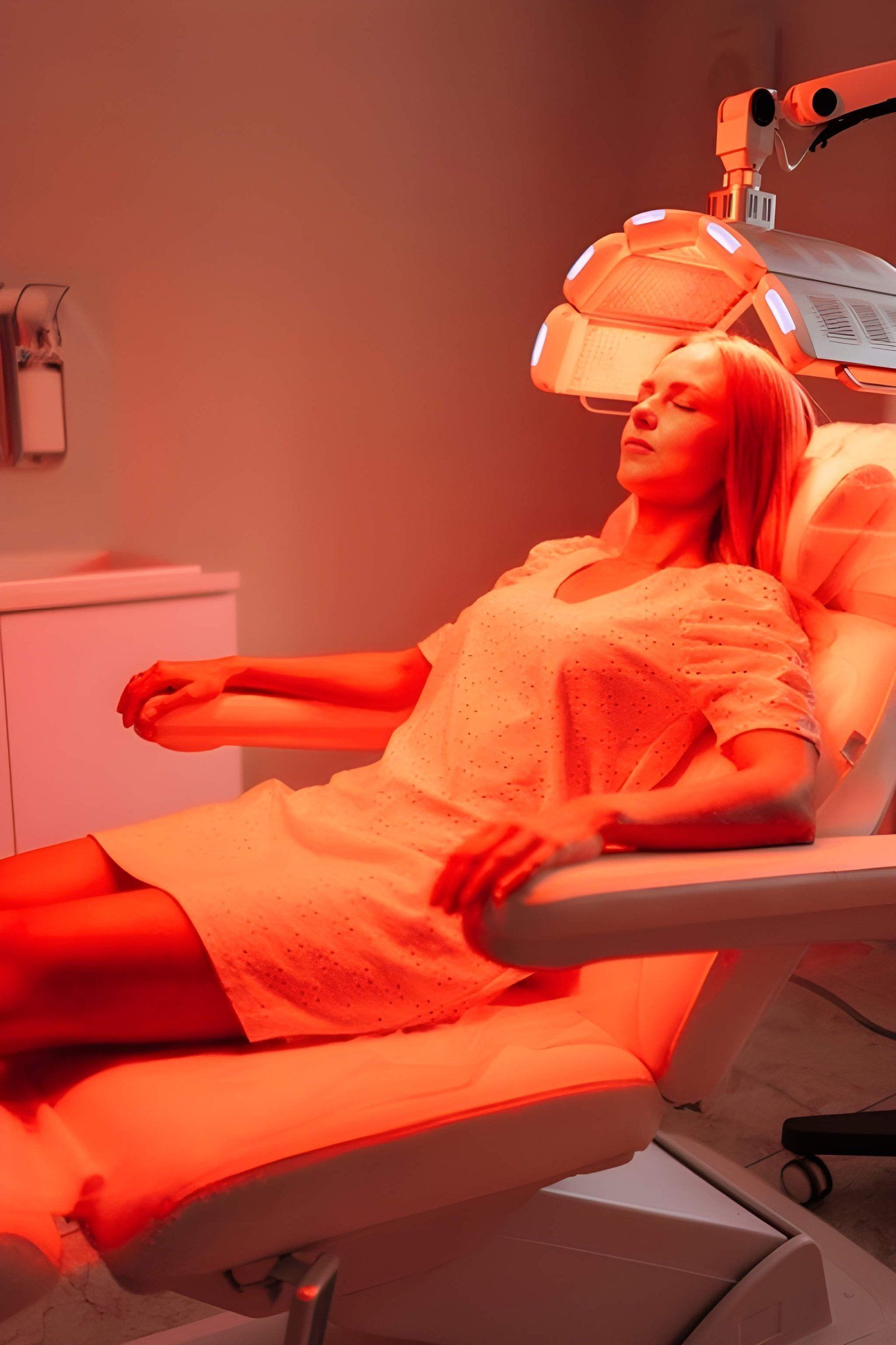 Person Reclining in a Dental Chair — A9 Skin and Hair Clinic In Westmead, NSW