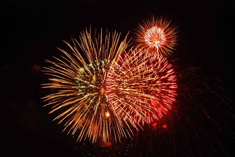 dei fuochi artificiali