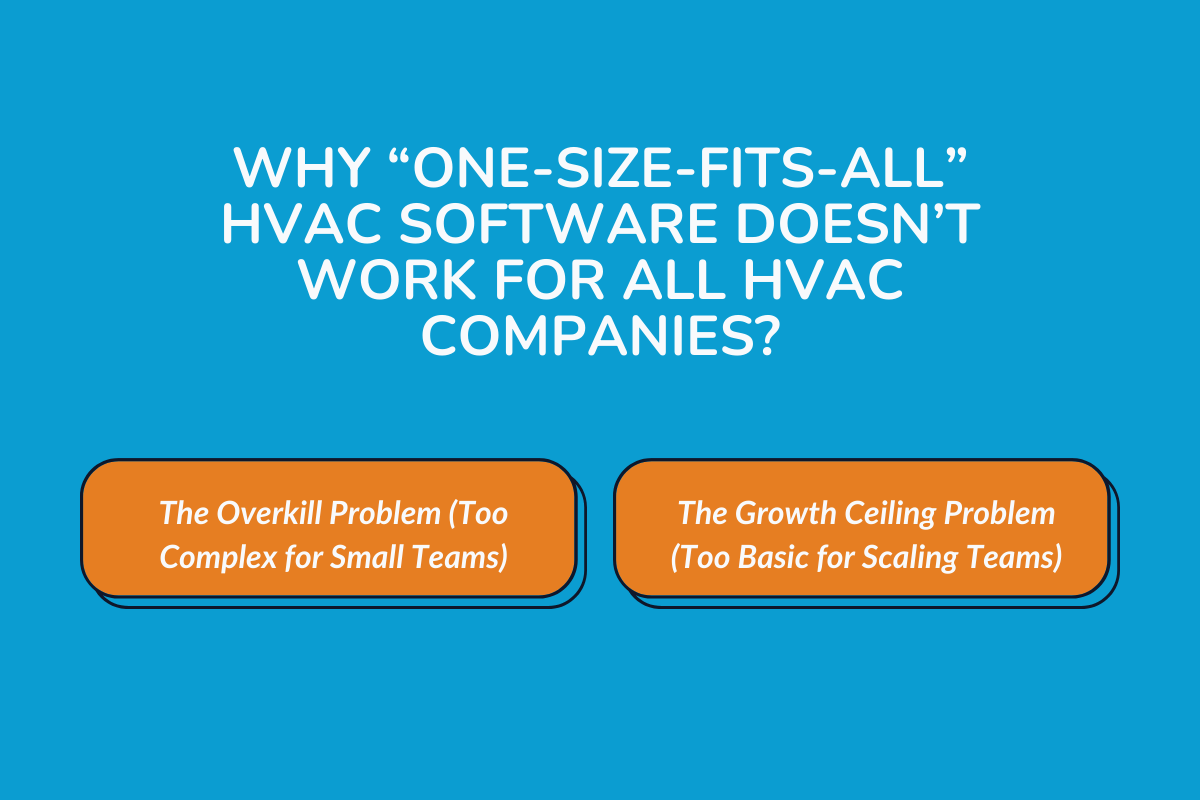 Why “One-Size-Fits-All” HVAC Software Doesn’t Work For All HVAC Companies?
