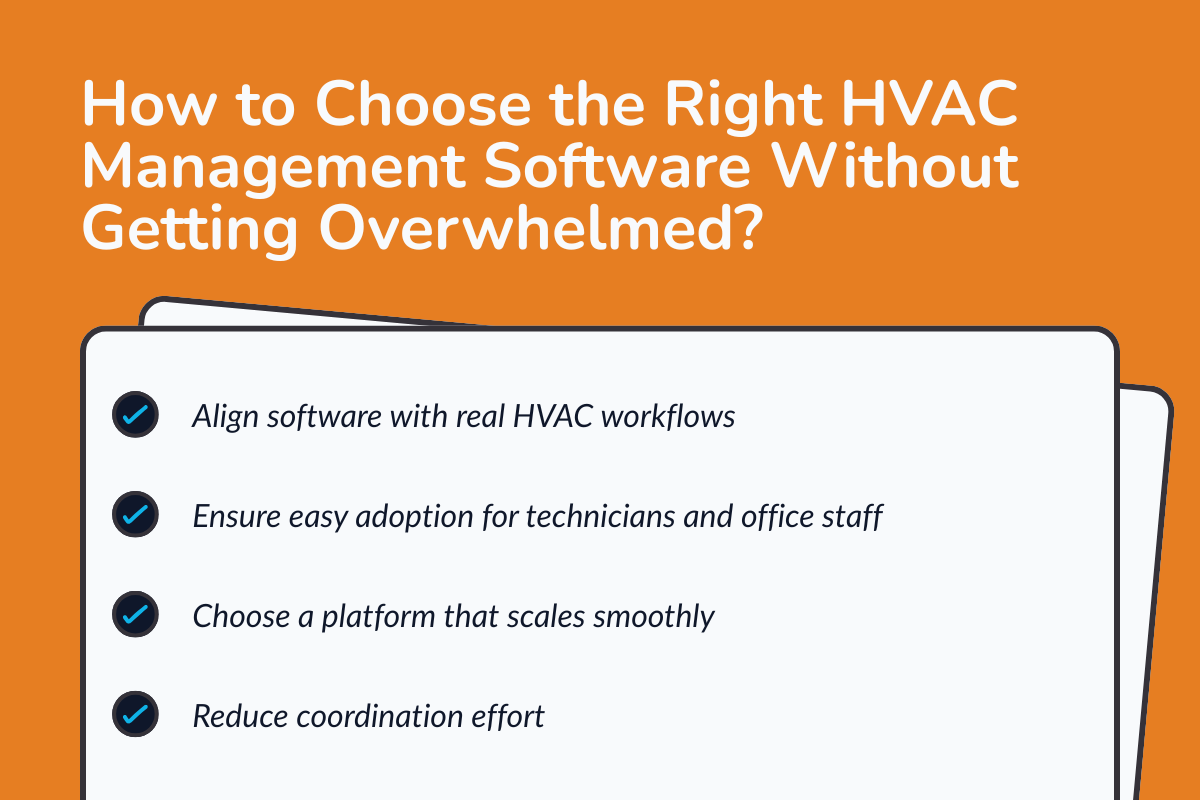 How to Choose the Right HVAC Management Software Without Getting Overwhelmed?
