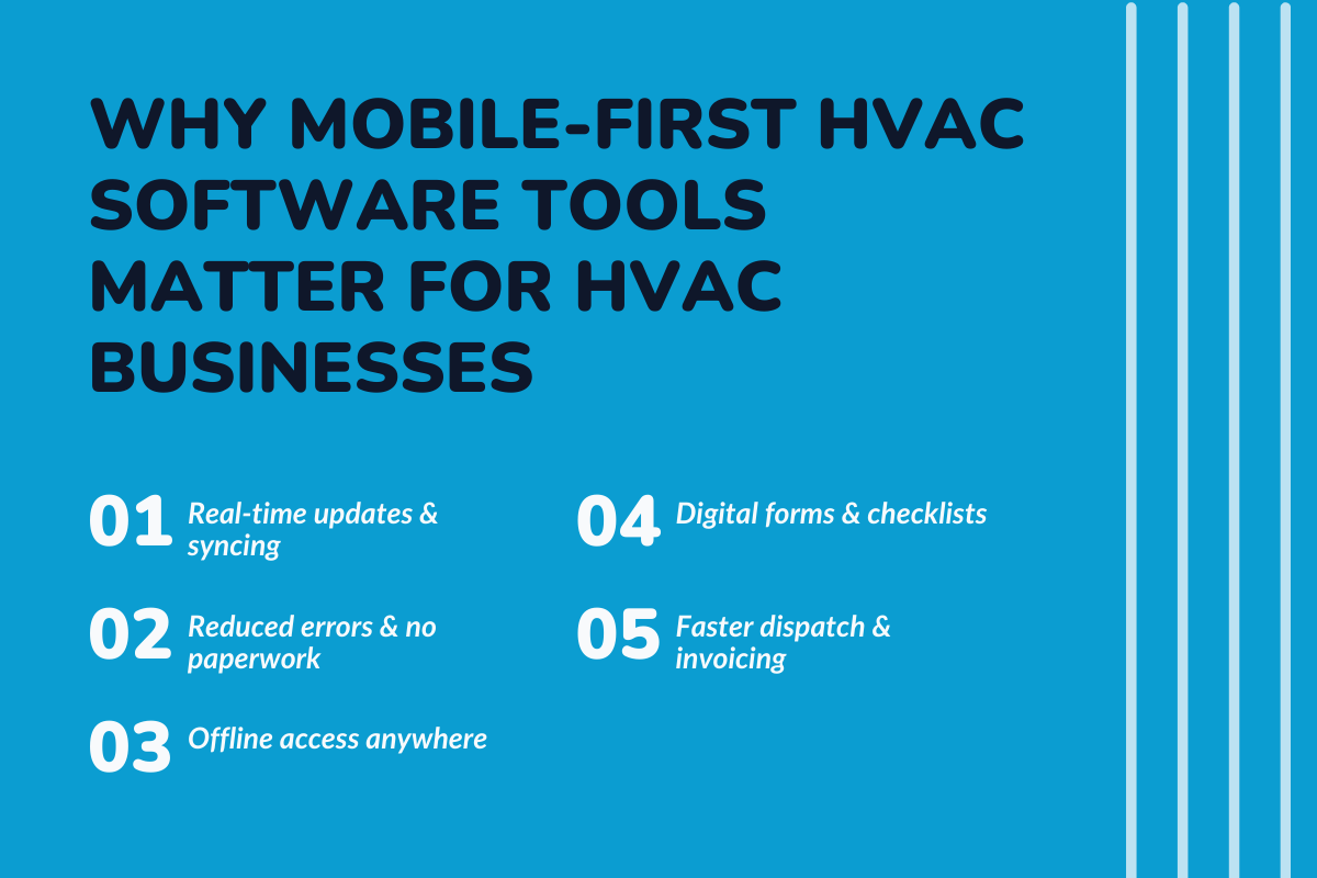 Why Mobile-First HVAC Software Tools Matter for HVAC Businesses?