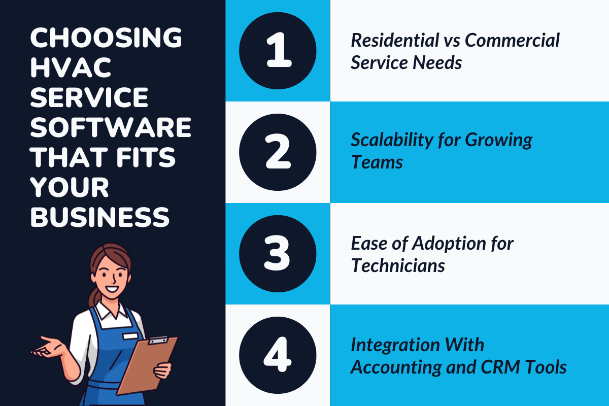 Choosing HVAC Service Software That Fits Your Business
