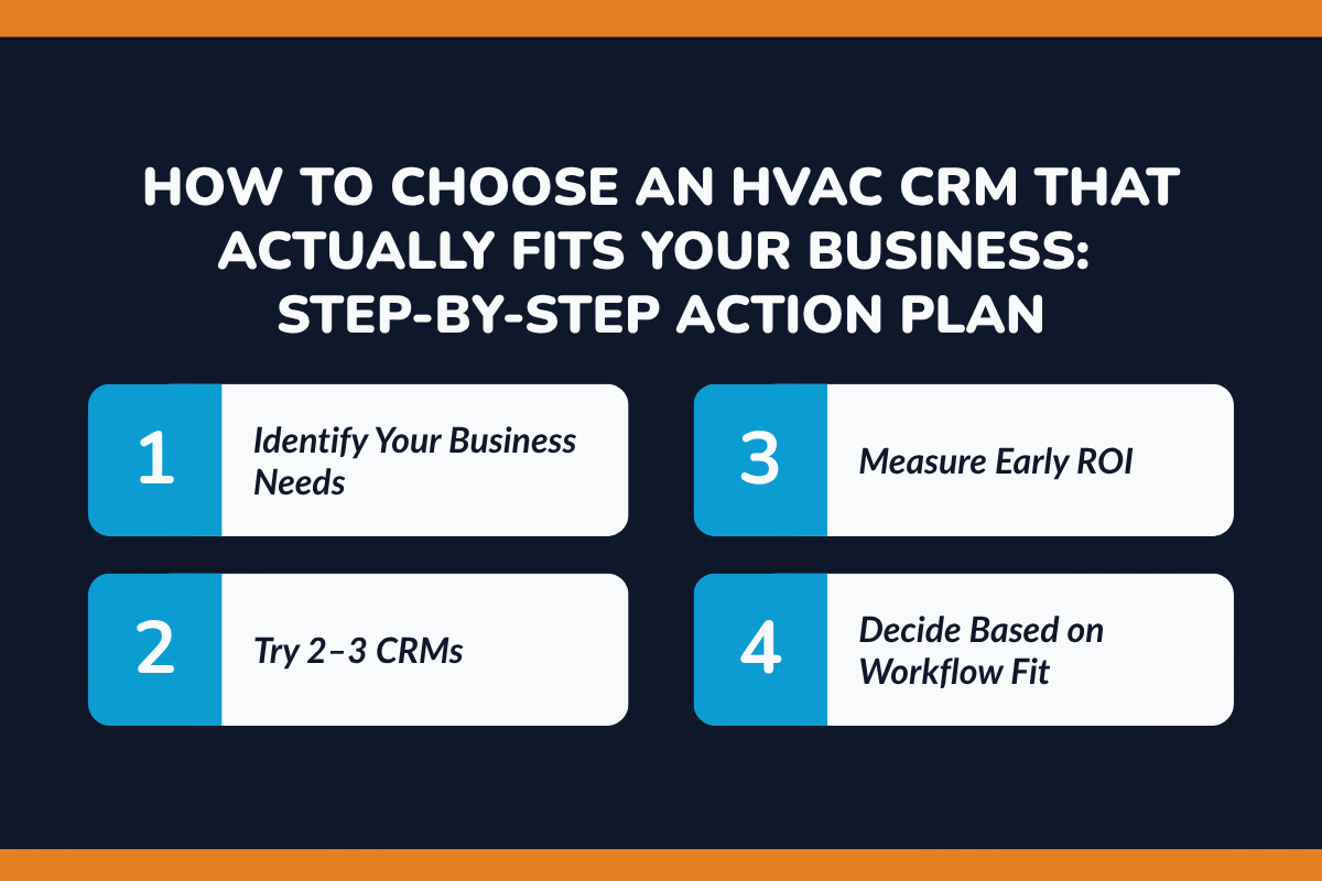 How to Choose an HVAC CRM That Actually Fits Your Business: Step-by-Step Action Plan