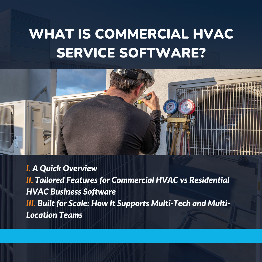 What Is Commercial HVAC Service Software?