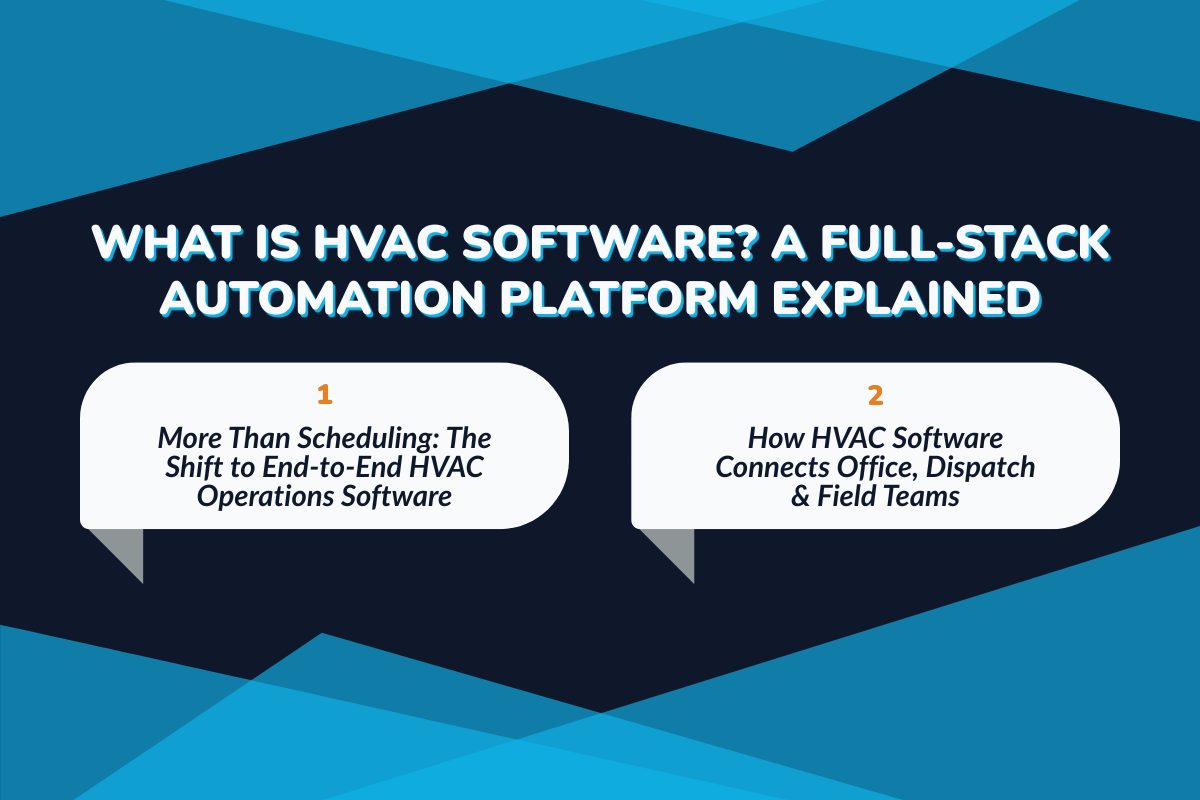 What Is HVAC Software? A Full-Stack Automation Platform Explained
