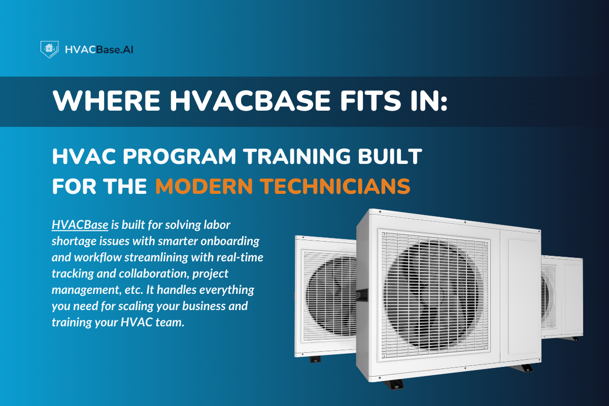 Where HVACBase Fits In: HVAC Program Training Built for the Modern Technicians