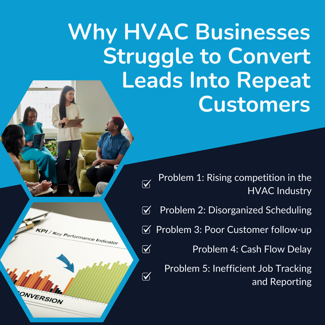 Why HVAC Businesses Struggle to Convert Leads Into Repeat Customers  