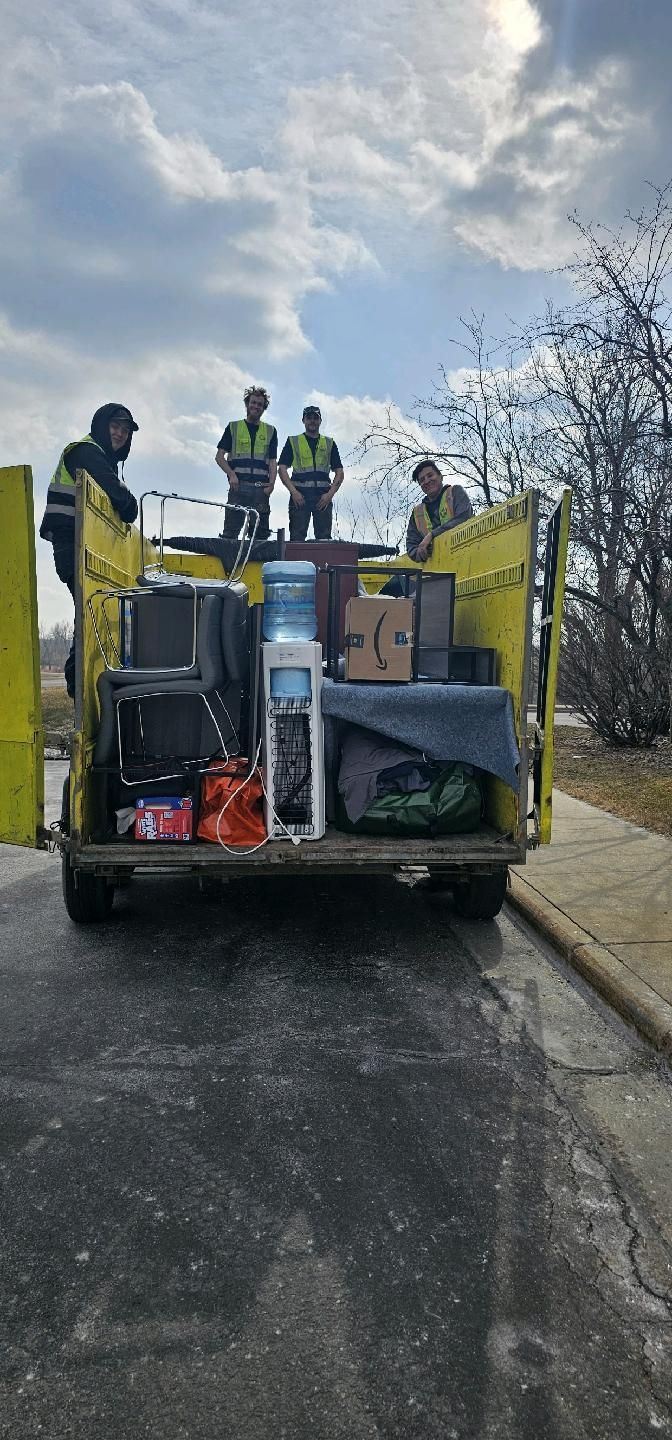 Trash Out Crew Truck Dump