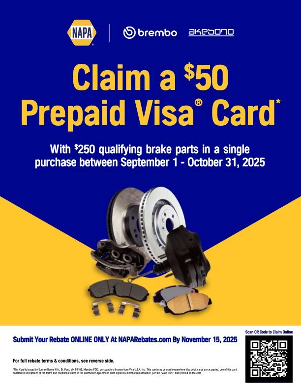 NAPA Rebates | Quality Auto Repair