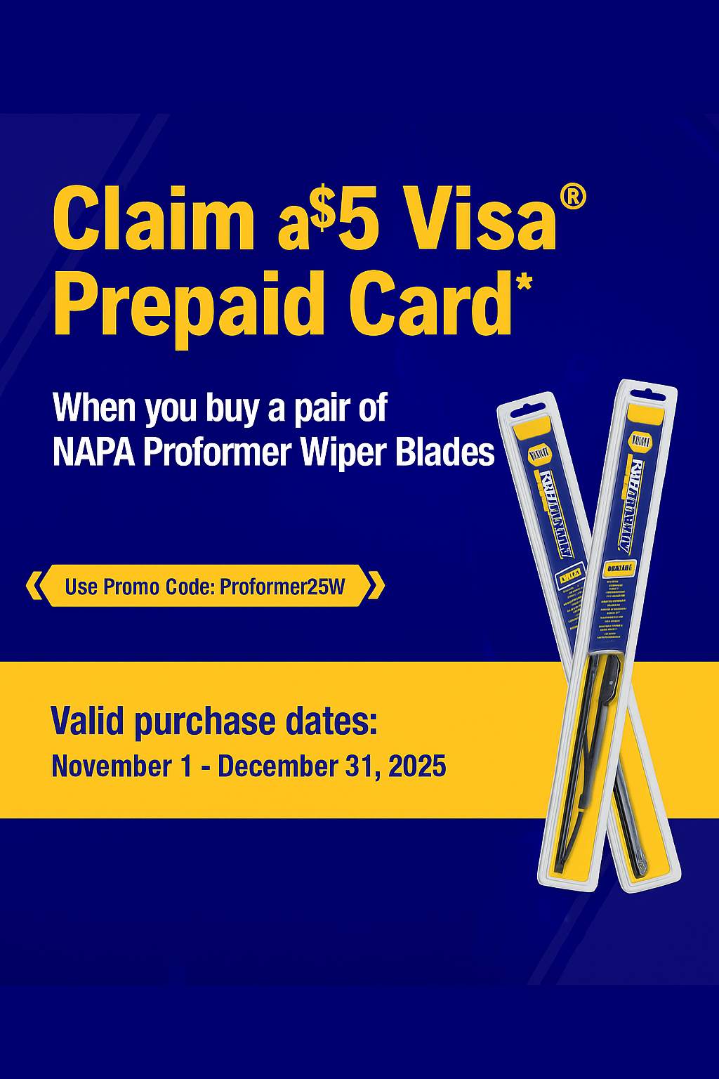 5 Visa Prepaid Card | Quality Auto Repair