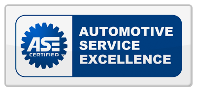 ASE Certified Automotive Service Excellence logo.
