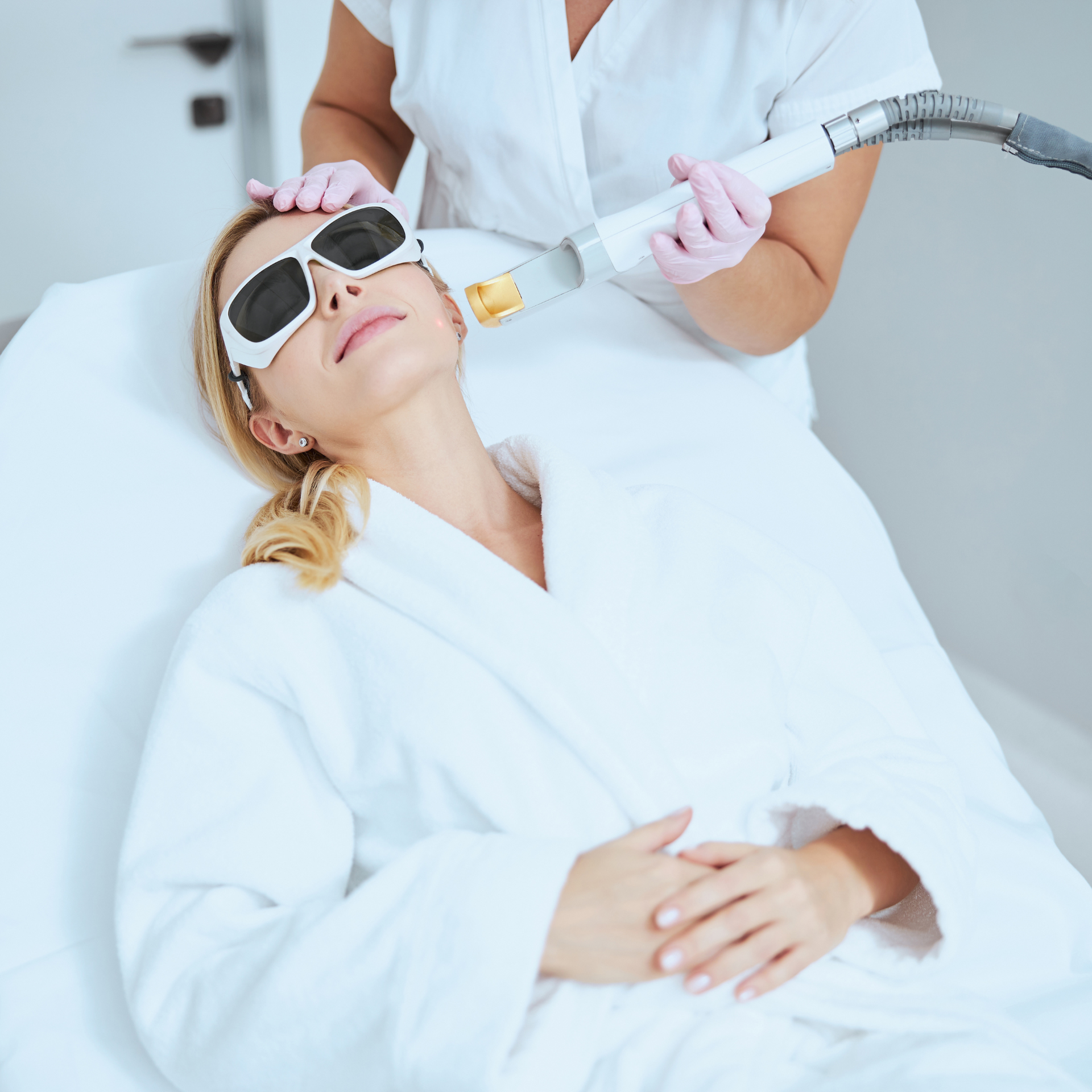 Women getting Co2 Laser treatment at ERA Wellness Spa