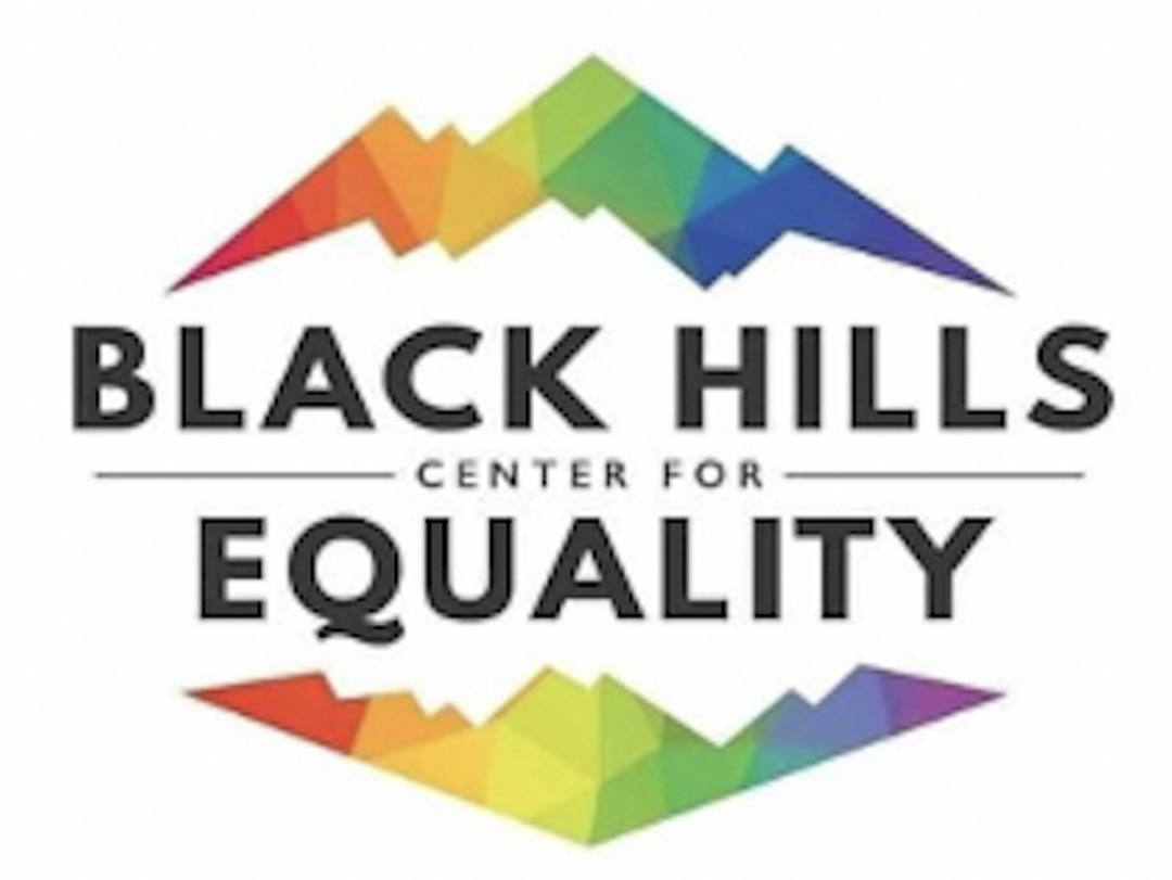 A logo for the black hills center for equality