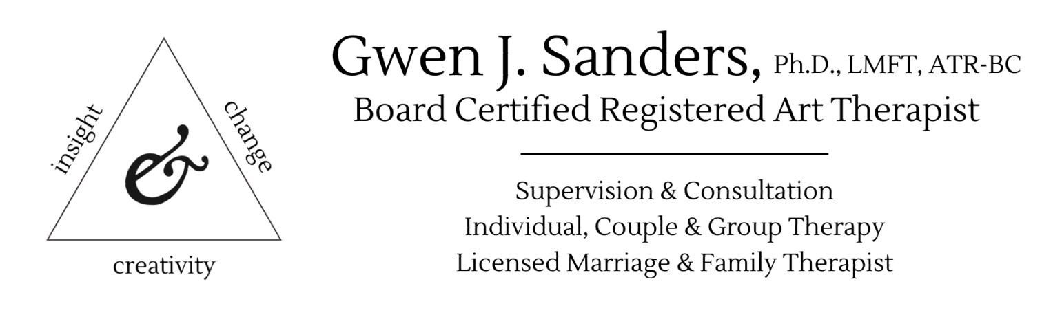 Gwen Sanders, Ph.D., LMFT, ATR-BC Logo