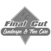 Final Cut Landscape & Tree Care logo in gray tones.