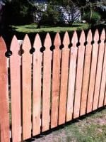 Wood Fence with Design — Danville, IL — Illini Fence Newco