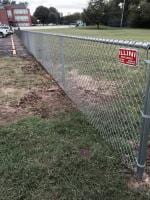 Short Chain Link Fence of a Yard — Danville, IL — Illini Fence Newco