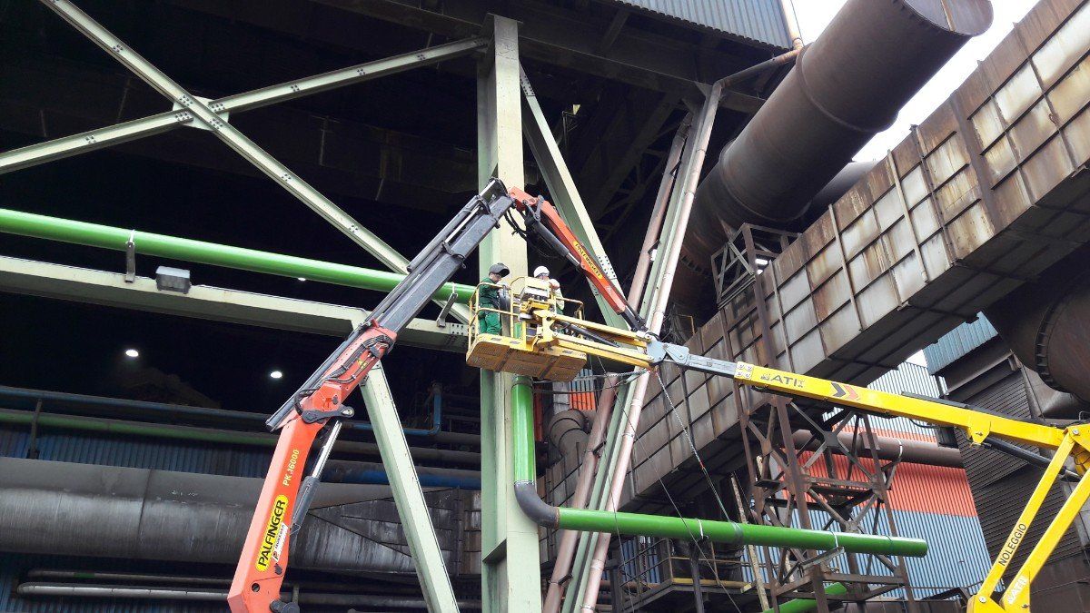 impianti per l'industria siderurgica