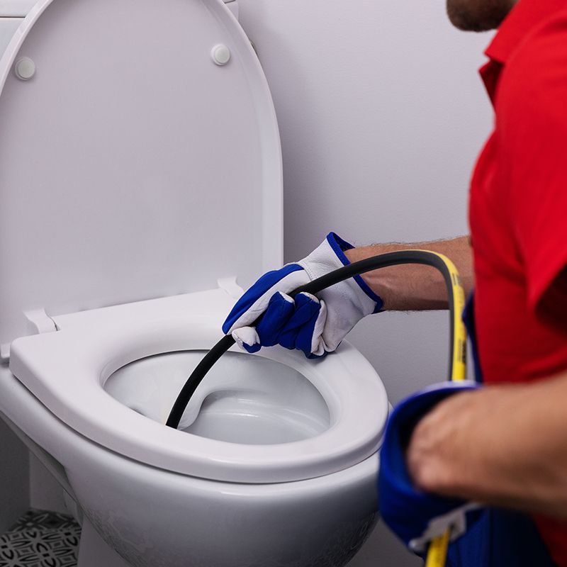 Toilet Cleaning Using Hydrojet