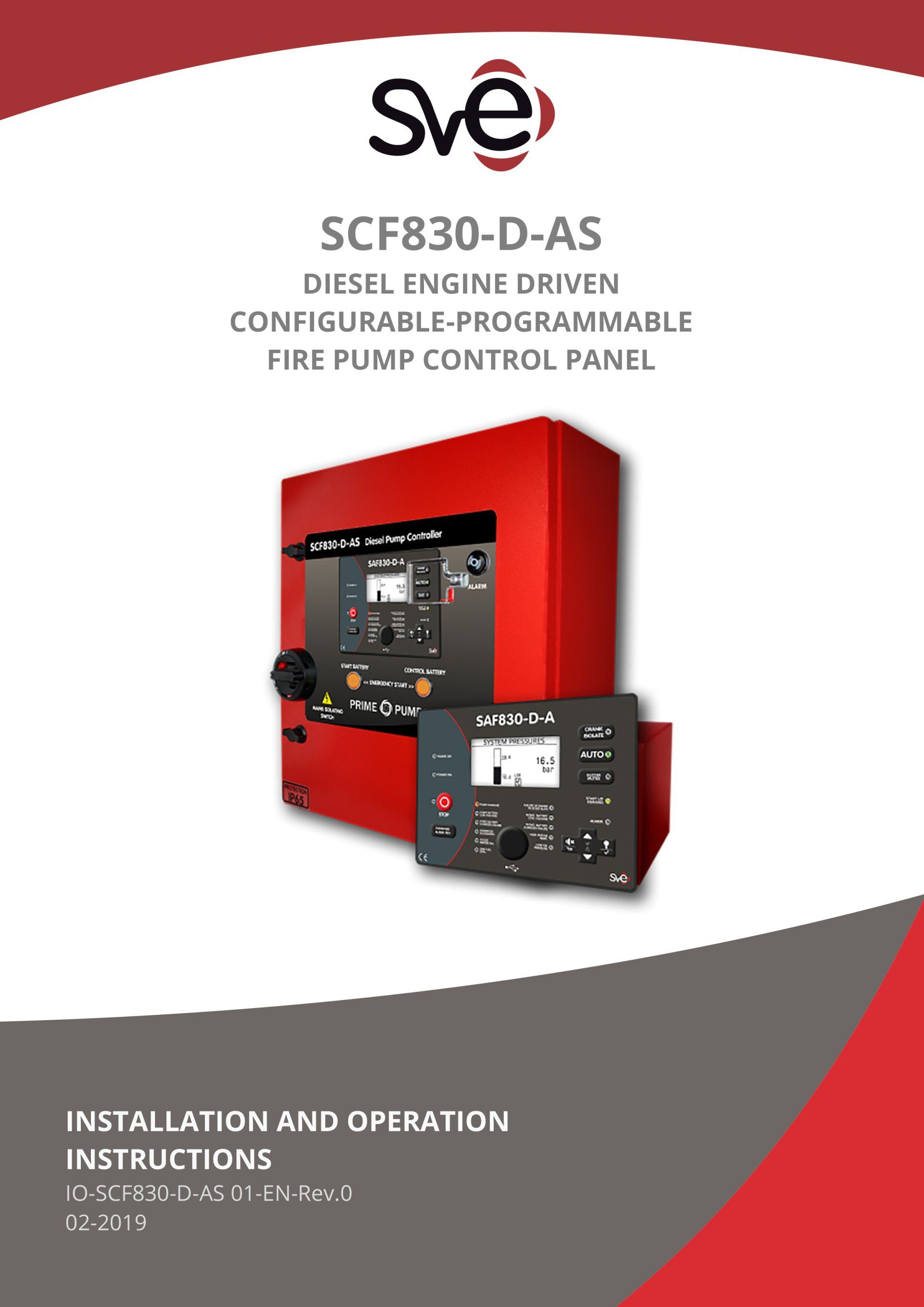 Diesel Engine Driven Configurable-Programmable Fire Pump Control Panel
