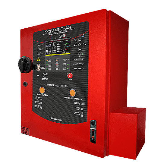 SCF840-D-AS Diesel Engine Fire Pump Control Panels