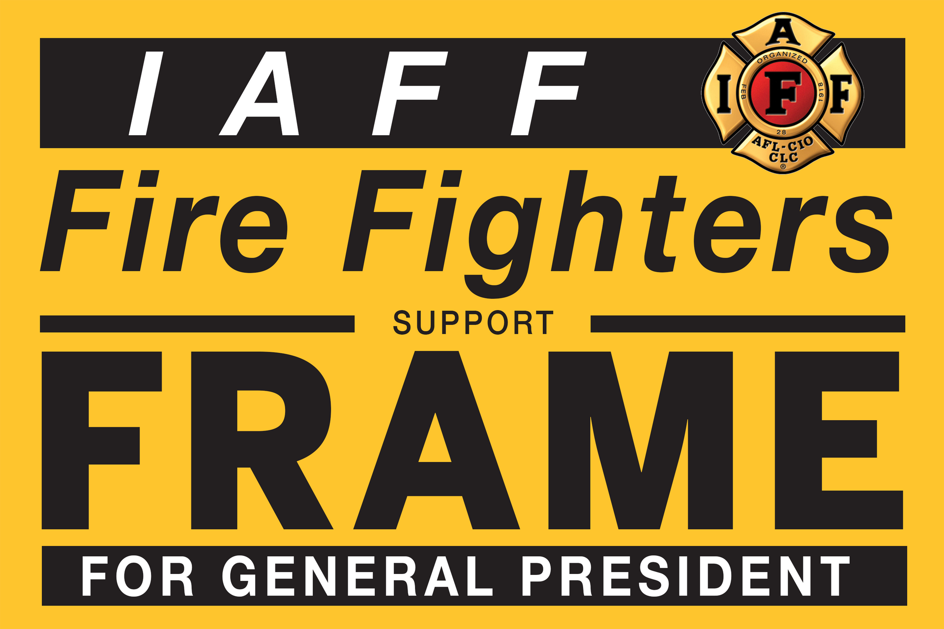 Braden Frame Announces Candidacy for IAFF General President