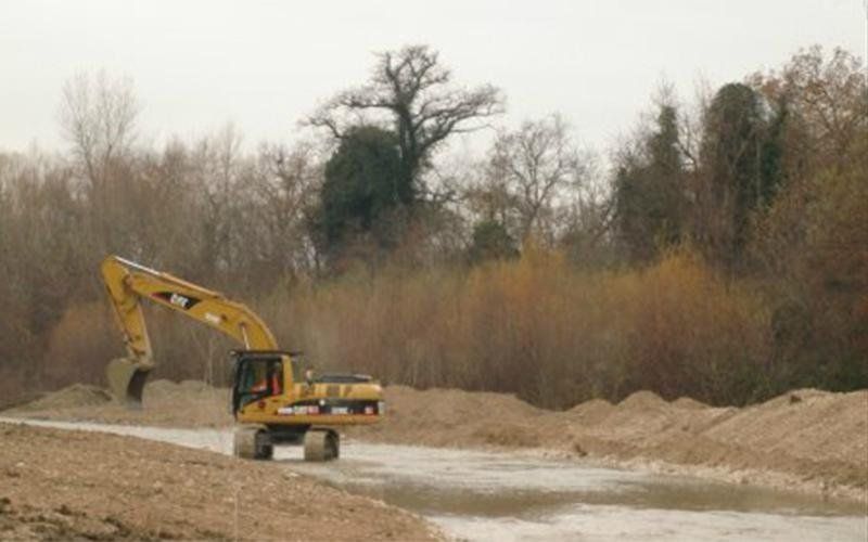 mezzo pesante per opere edili