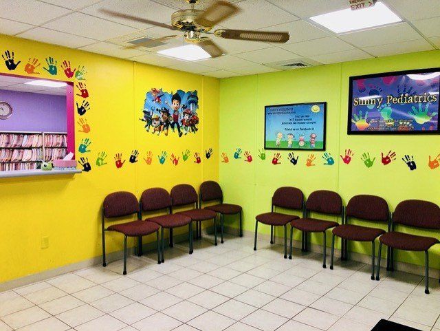 Sick Waiting Room With Chairs — Toms River, NJ — Sunny Pediatrics, Inc.