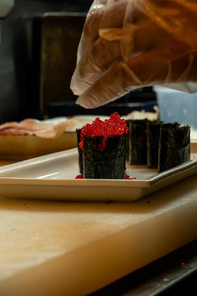 Spaghetti alla piastra con verdure