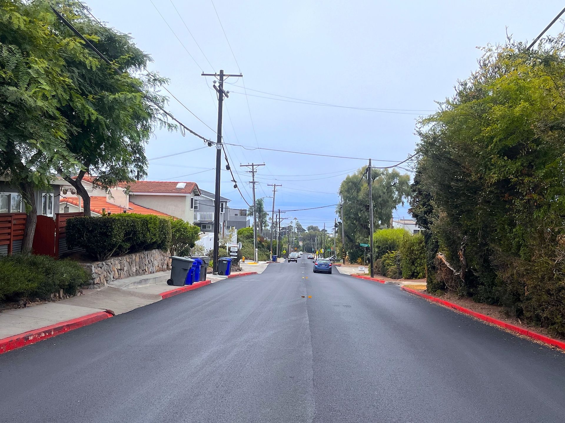 Cardiff by the Sea at the top of the hill