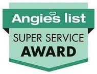 Angies List Super Service Award of 2016 badge