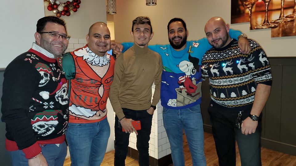 Ugly Christmas Sweater Party 1