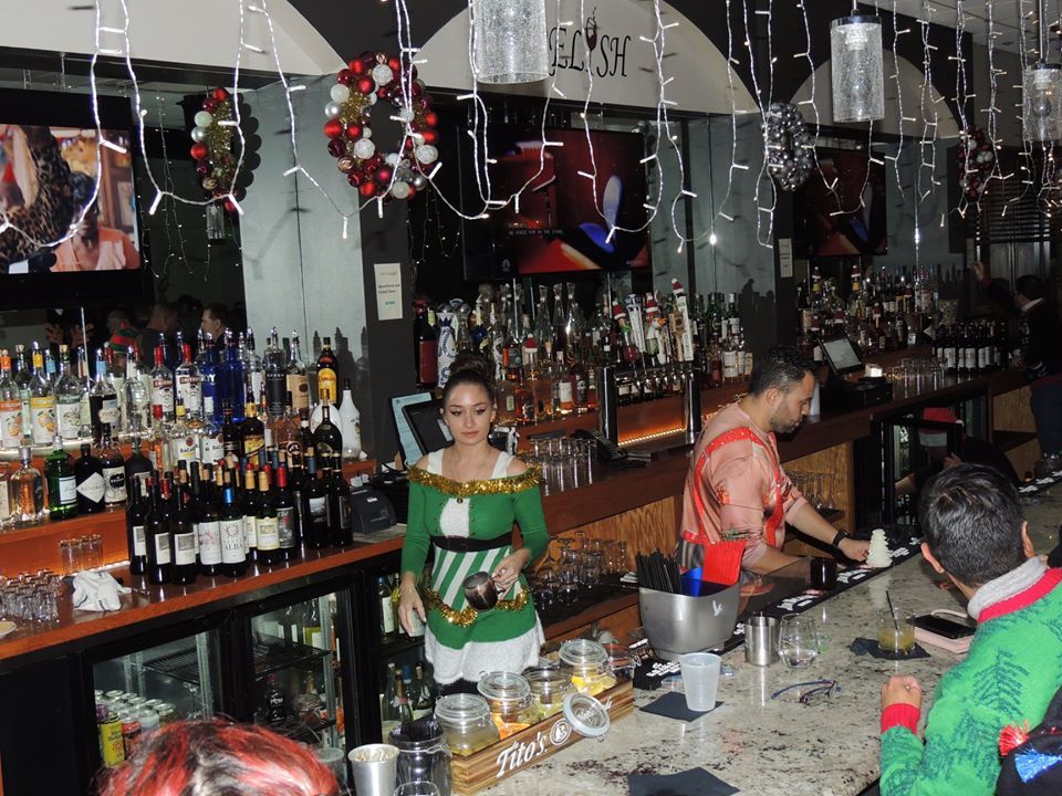 Ugly Christmas Sweater Party 9