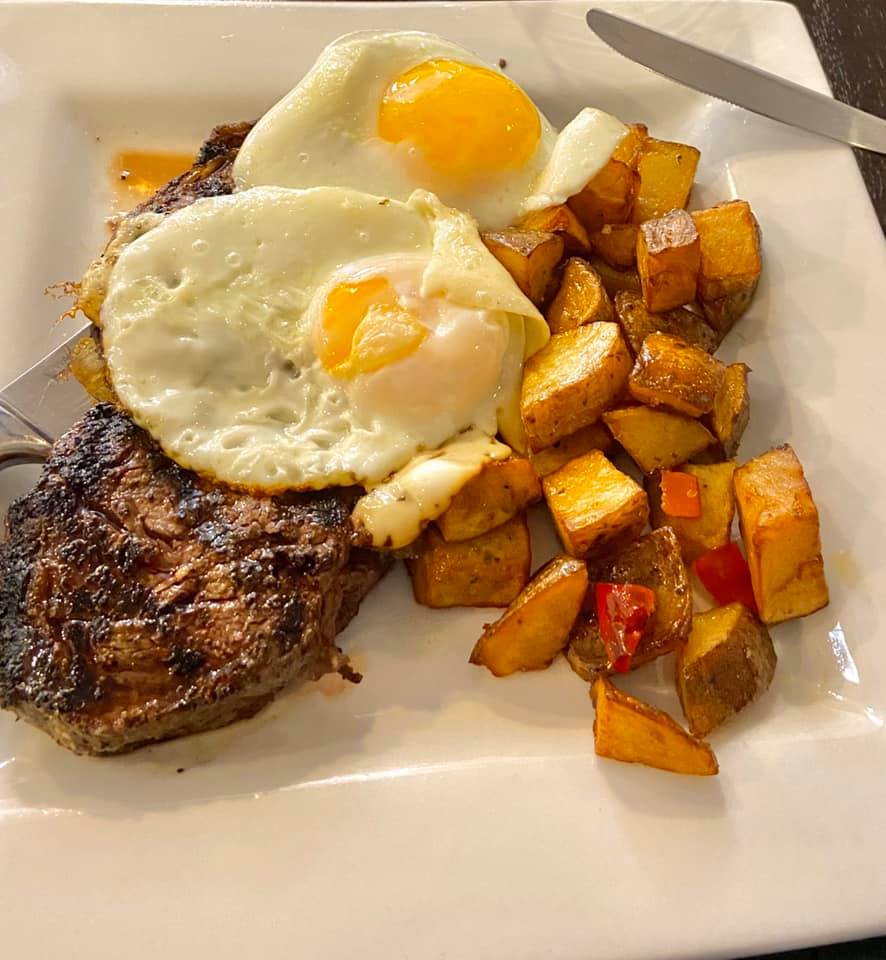 steak and egg breakfast