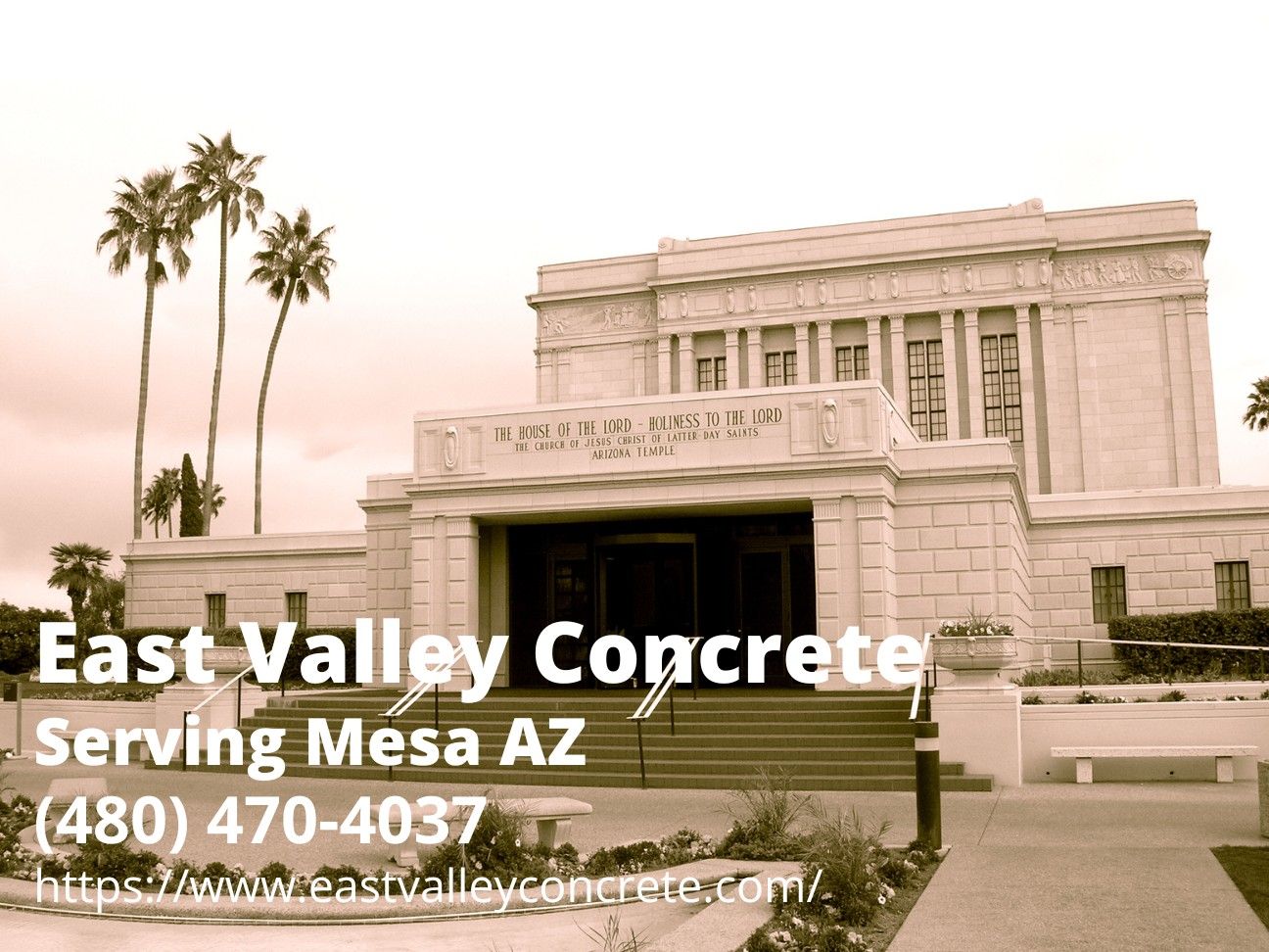 business info of East Valley Concrete - a stamped concrete contractor serving Mesa AZ