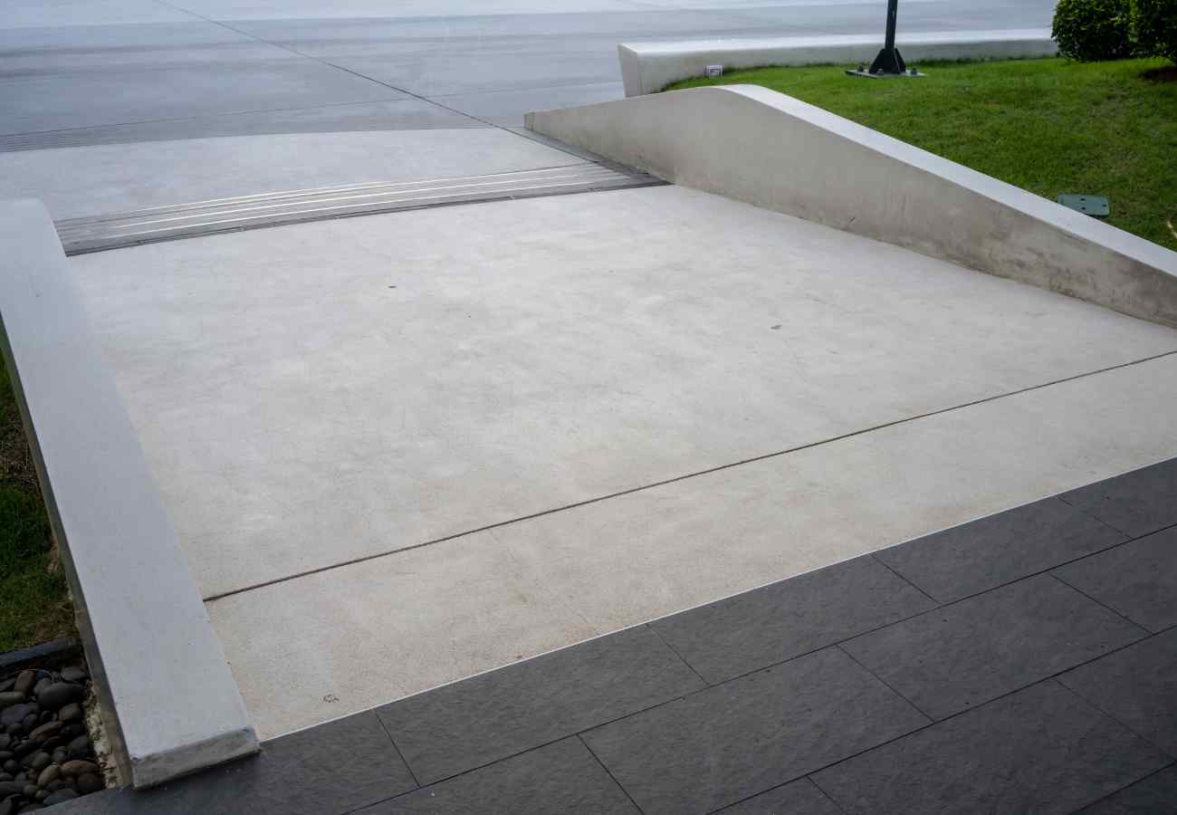 plain concrete driveway project in Mesa, AZ