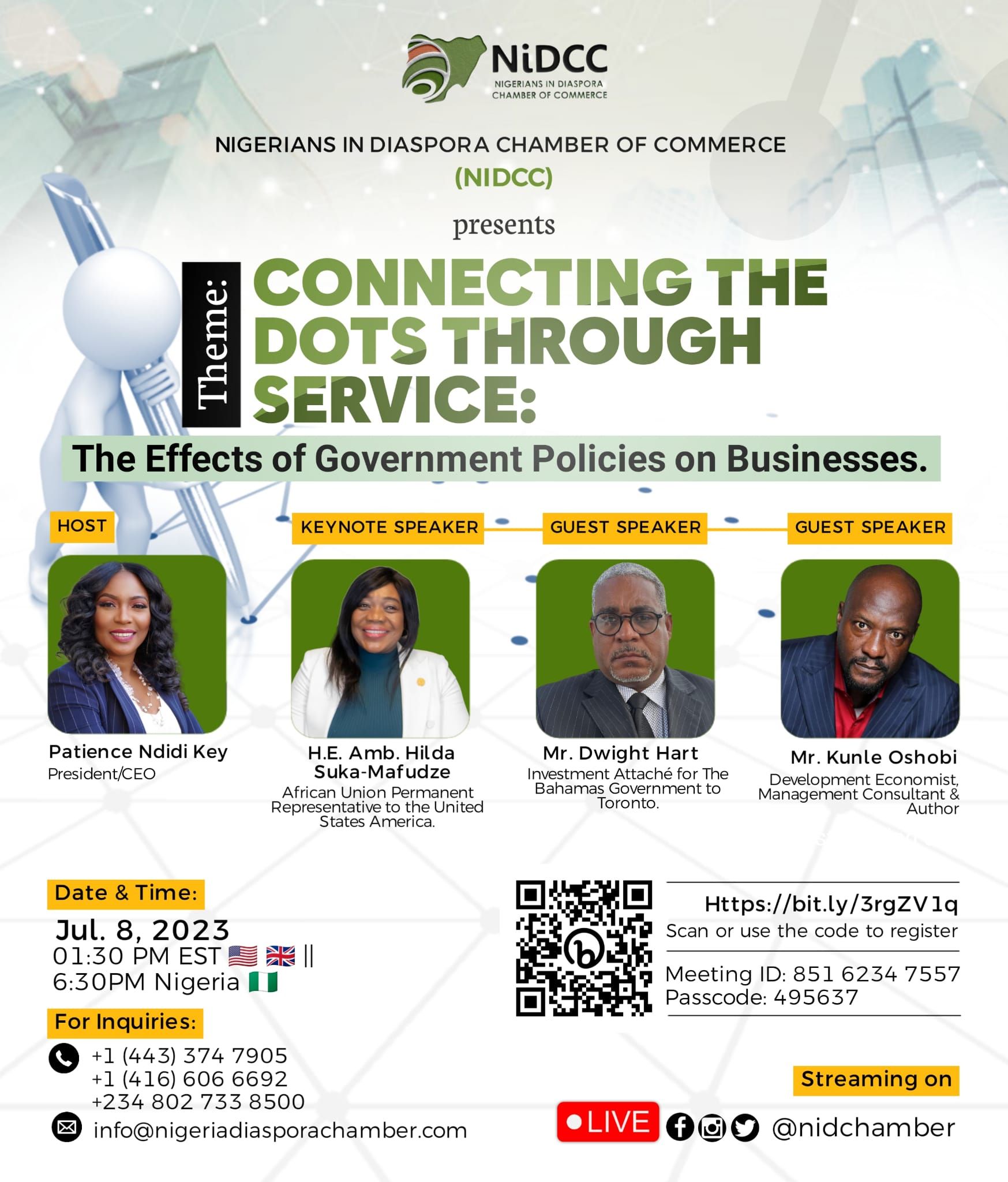 CONNECTING THE OTS THROUGH SERVICE : THE EFFECTS OF GOVERNMENT POLICIES ON BUSINESSES